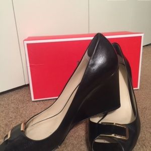 Coach Elsa semi shine sheep wedge size 11